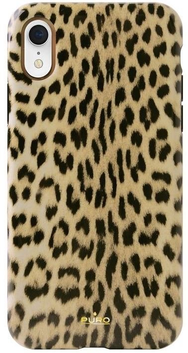 PURO Brak Glam Leopard Cover - Etui iPhone XR (Leo 1) Limited edition IPCX61LEO1BLK
