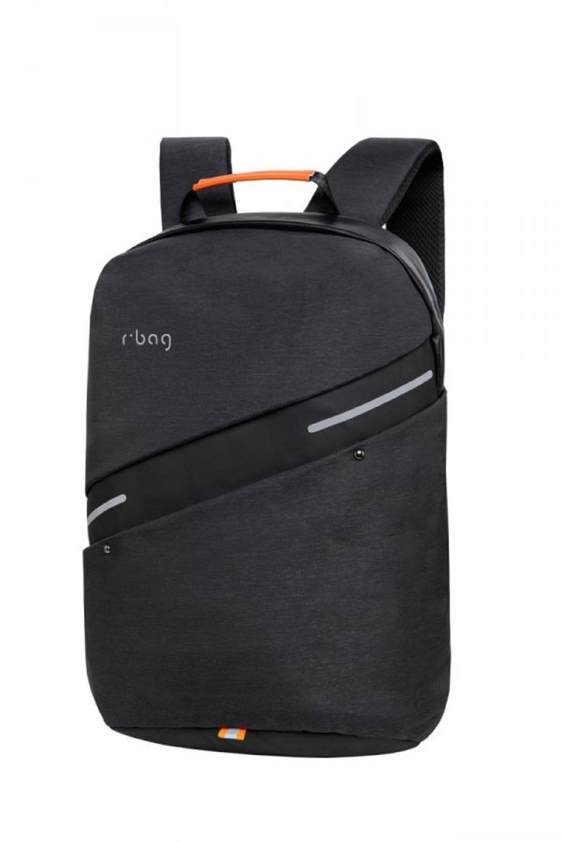 R-BAG Plecak męski na laptop 13-15,6'' z USB Bunker black rBag Z111