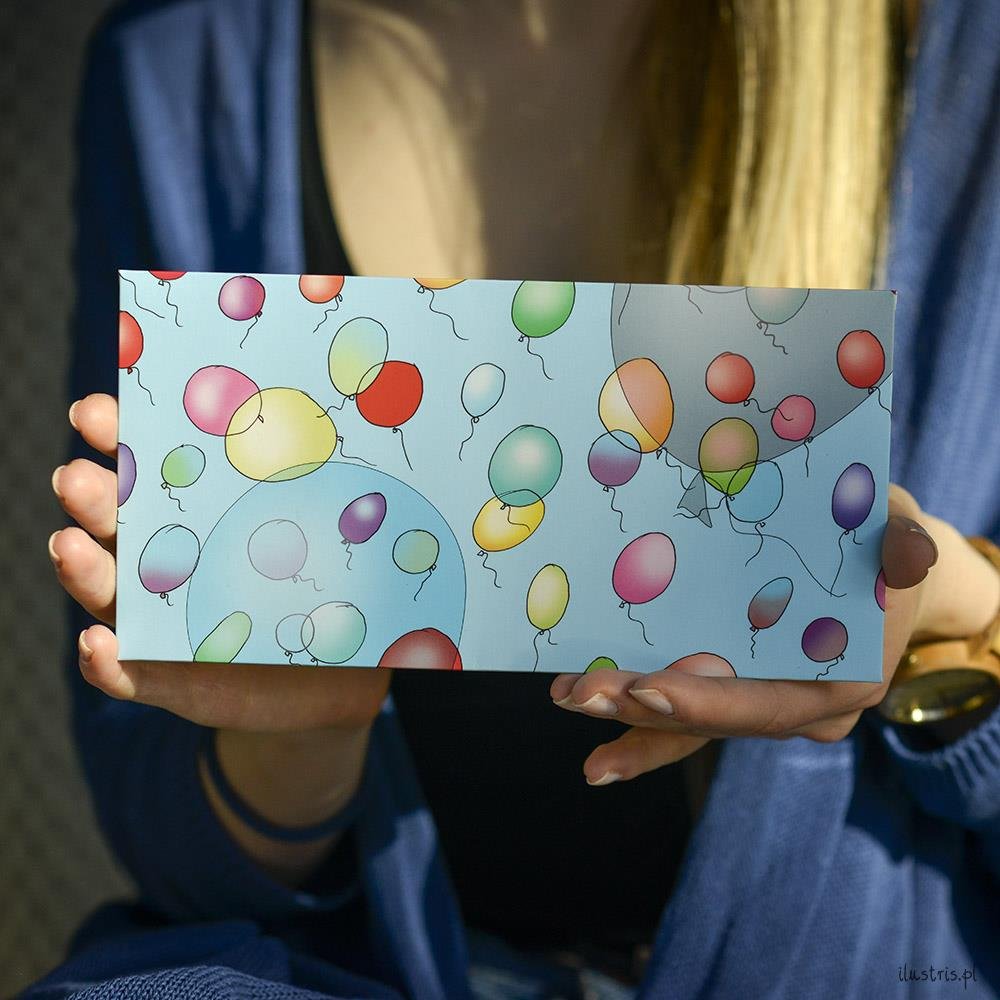 Koperta prezentowa Ilustris balony