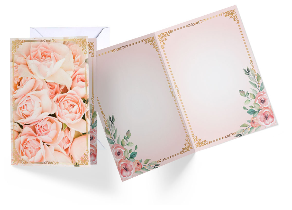 Kukartka Karnet B6 PP-2144 Kwiaty (bez tekstu) - Kukartka