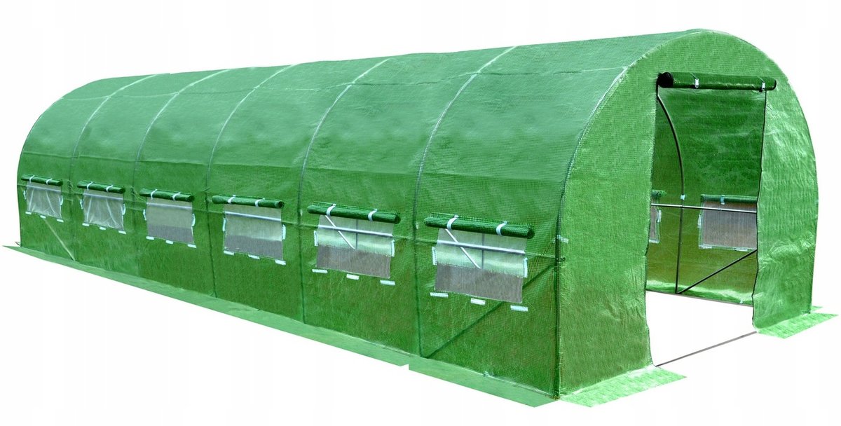 Tunel Ogrodowy Szklarnia Foliowy Folia 6x3m 18m2