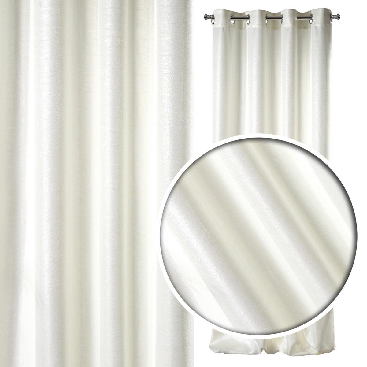 Eurofirany Zasłona Sasha 140x250 Kremowa ex-zas-sasha-k+sr-140x250-prze