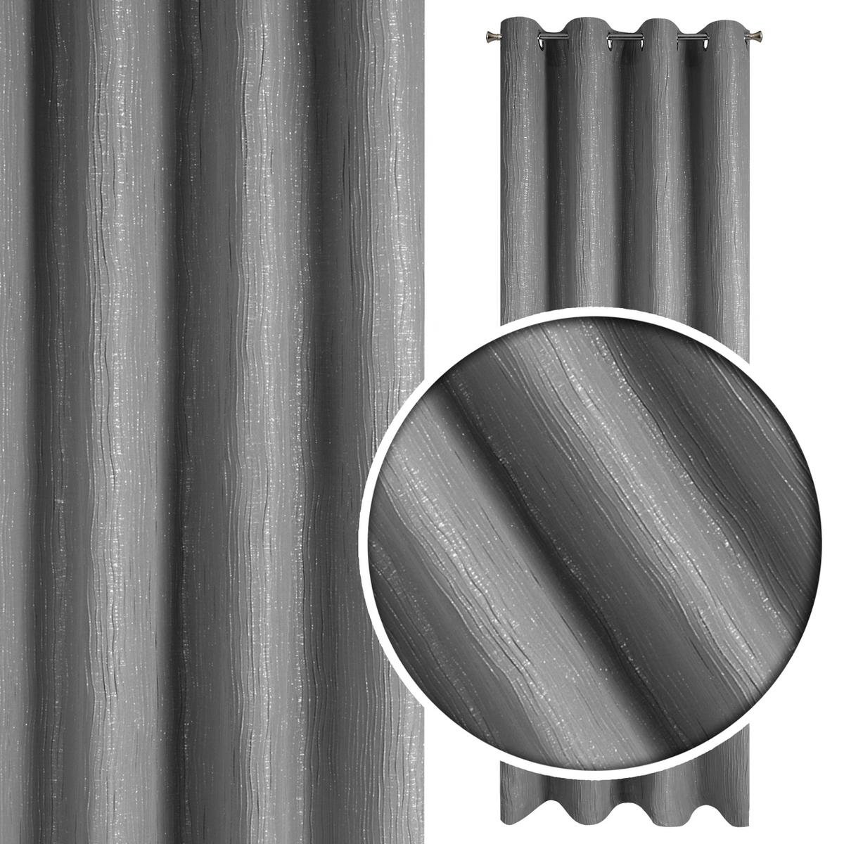 Eurofirany Zasłona Renne 140x250 Szara ex-zas-renne-sta+sr-140x250-przel