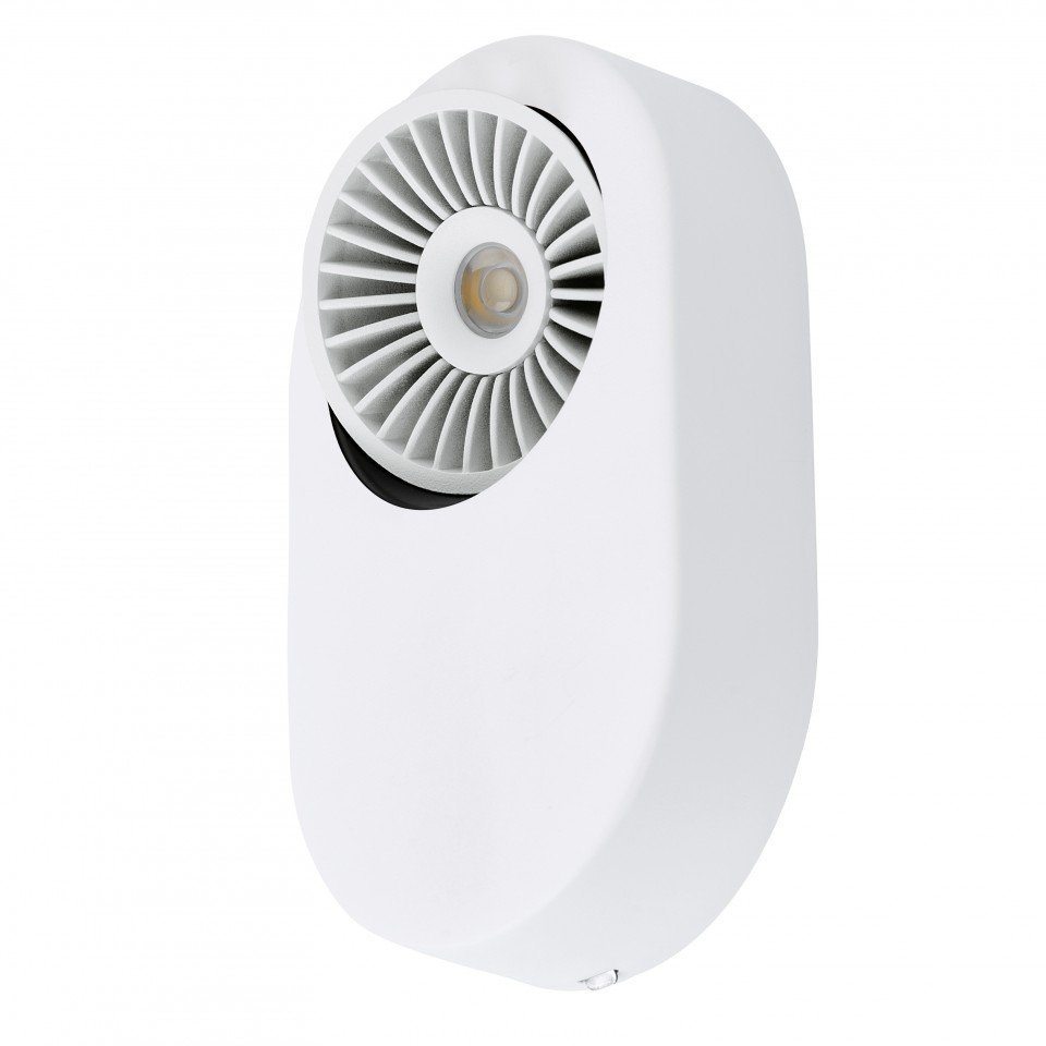 Eglo Lampa oprawa ścienna kinkiet Montale 1x5,4W LED biała/czarna 94175
