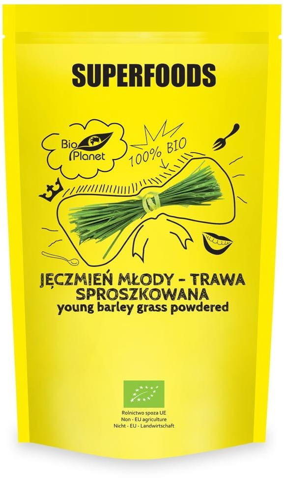 Bio Planet Jęczmień młody trawa sproszkowana BIO 125g