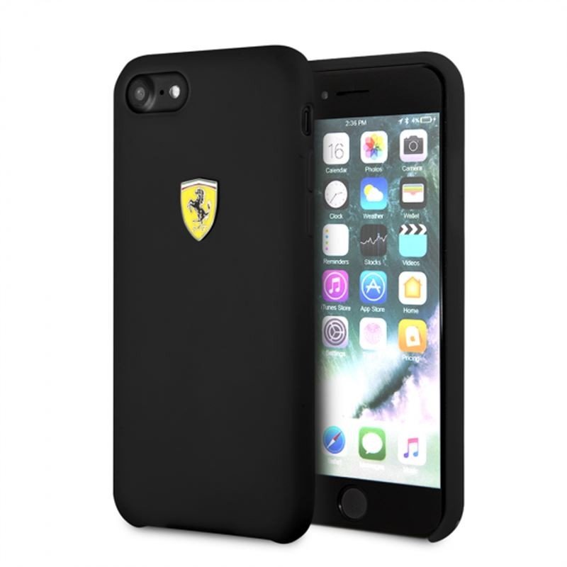 Ferrari fessih ci8bk etui na telefon komórkowy do modelu Apple iPhone 8/7 Czarny FESSIHCI8BK