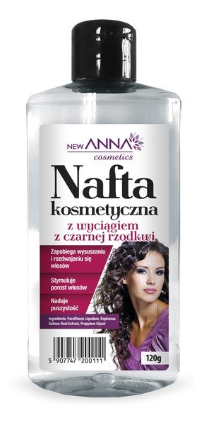 Anna Cosmetics Cosmetics Nafta Kosmetyczna z Wyciągiem z Czarnej Rzodkwi 120g