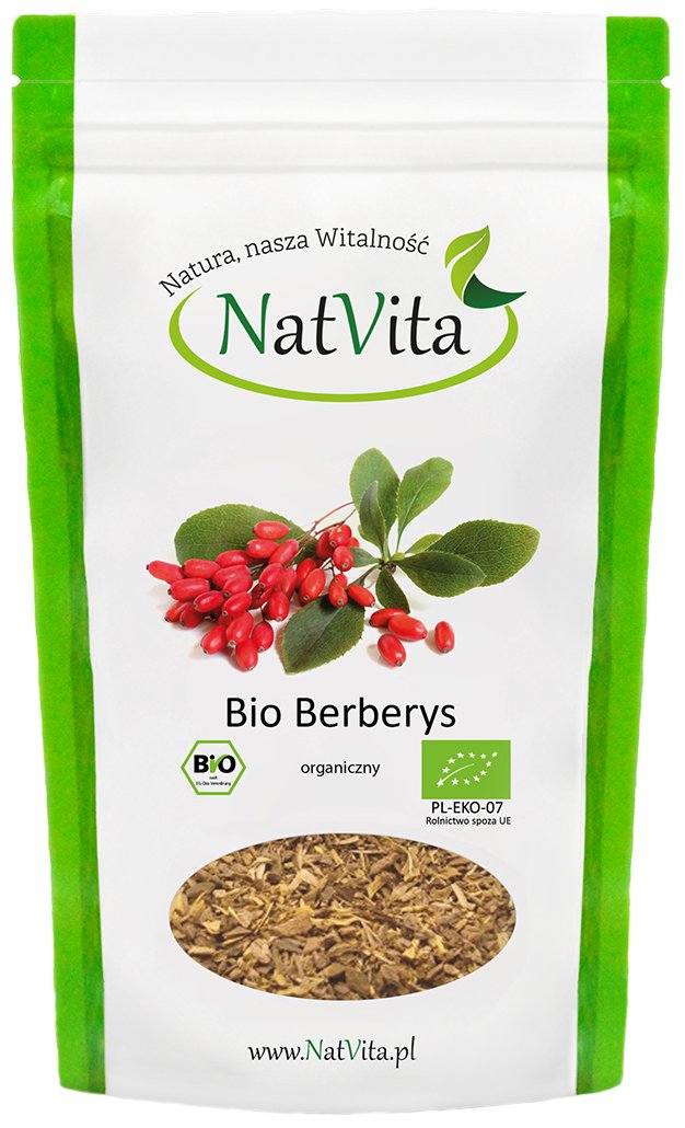 NatVita Bio Berberys korzeń pocięty Berberis vulgaris L. 50g