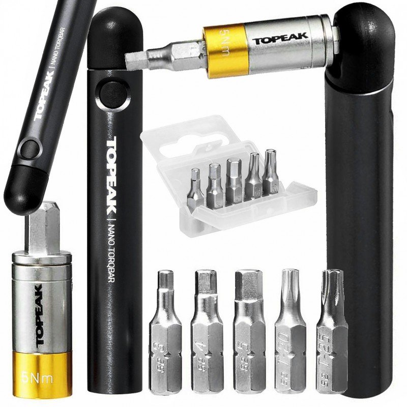 Topeak Klucz dynamometryczny TOPEAK Nano Torqbar czarny-srebrny / Wersja narzędzia: 5 Nm T-TT2565