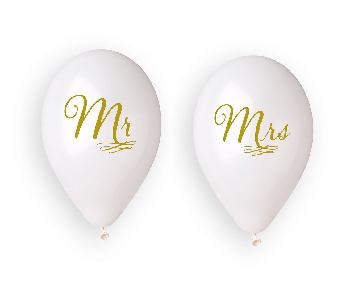 Balony lateksowe, Mr i Mrs z wężykiem, 13