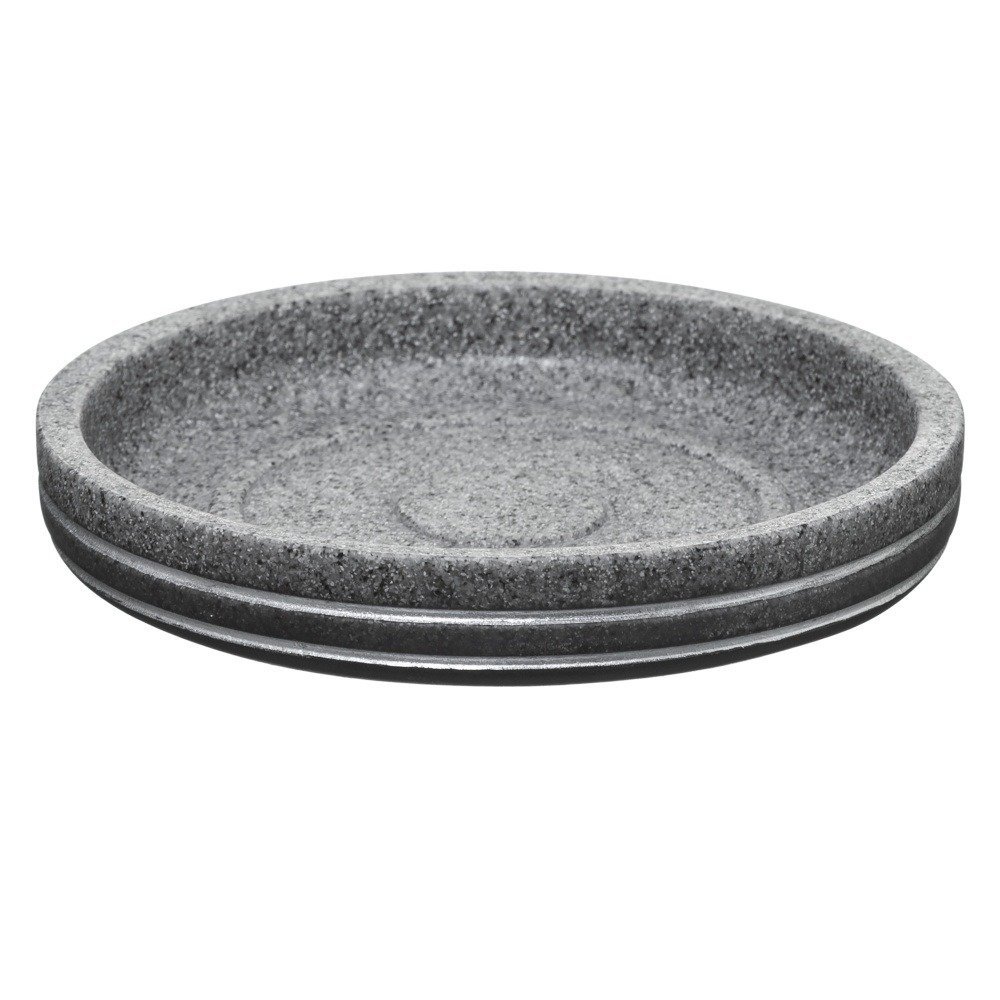5five Simple Smart Mydelniczka na mydło w kostce SILV tworzywo sztuczne 12 cm 160957