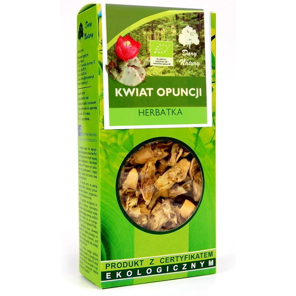 DARY NATURY - test #HERBATKA Z KWIATU OPUNCJI BIO 25 g - DARY NATURY BP-5902741006011