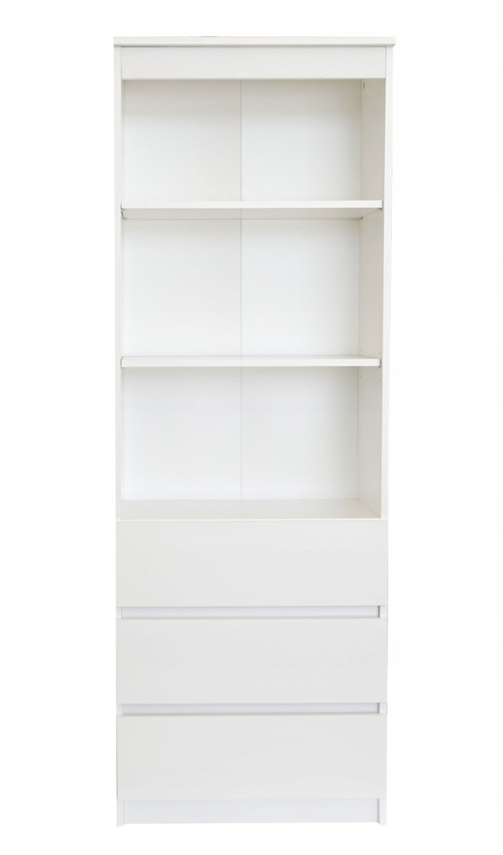 Regał SARA MEBLE Maja, biały, 180x60x35 cm