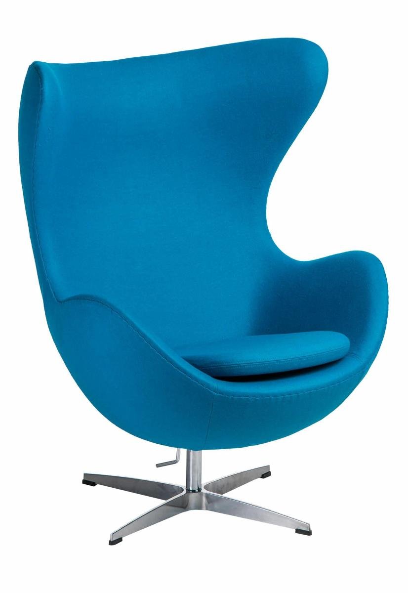 D2.Design design Fotel Jajo kaszmir niebieski jasny 43 Premium 99193