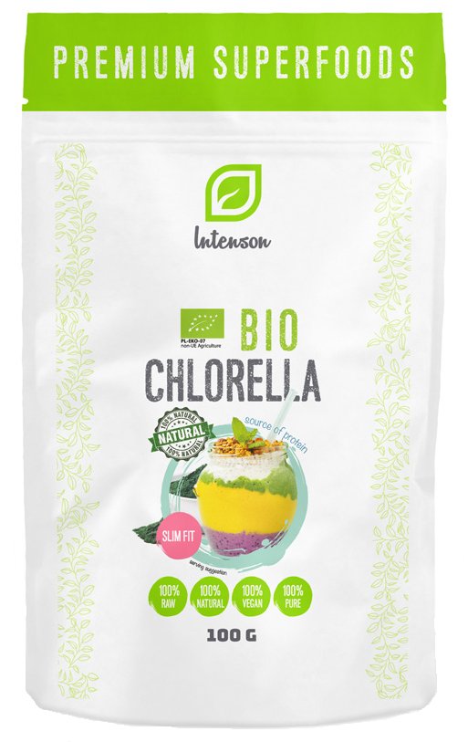 Intenson Chlorella proszek 100g -