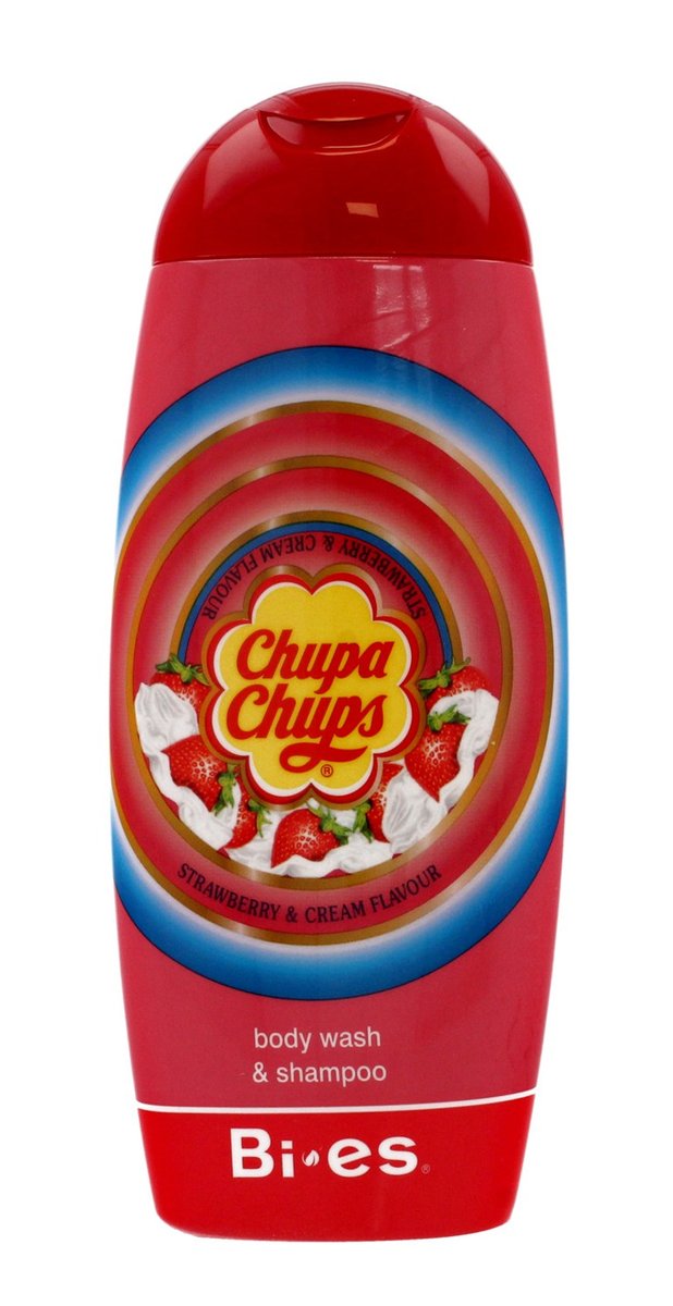 Bi-es żel pod prysznic 2w1 Chupa Chups Strawberry