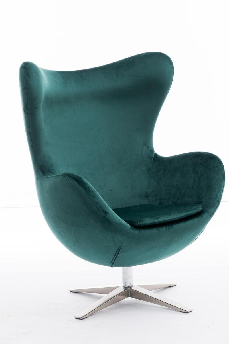 D2.Design Fotel Jajo Velvet zielony ciemny 165253