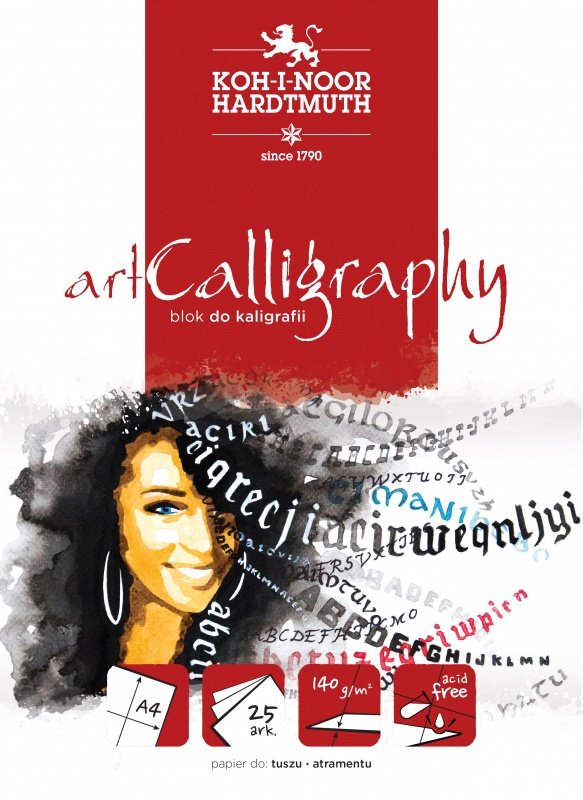 Blok do kaligrafii artcalligraphy A4 25K 140G