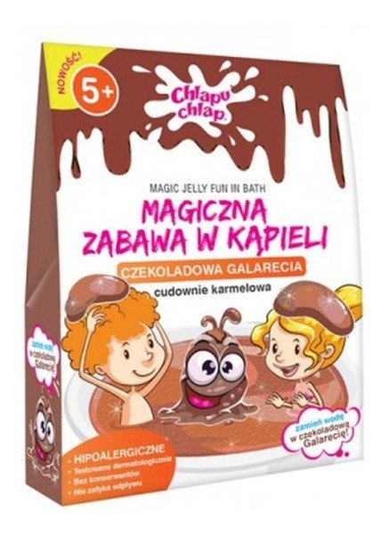 Chlapu Chlap, galaretka do kąpieli czekoladowa, 2x150 g