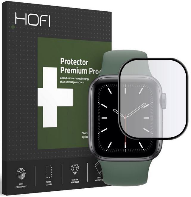 Hofi SZKŁO HYBRYDOWE HOFI HYBRID GLASS Apple WATCH 4/5 (44MM) BLACK