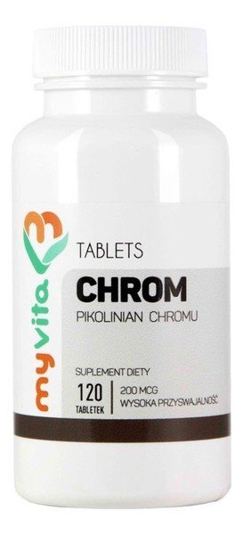 MyVita Chrom Pikolinian Chromu 200 Mcg 120tabl.