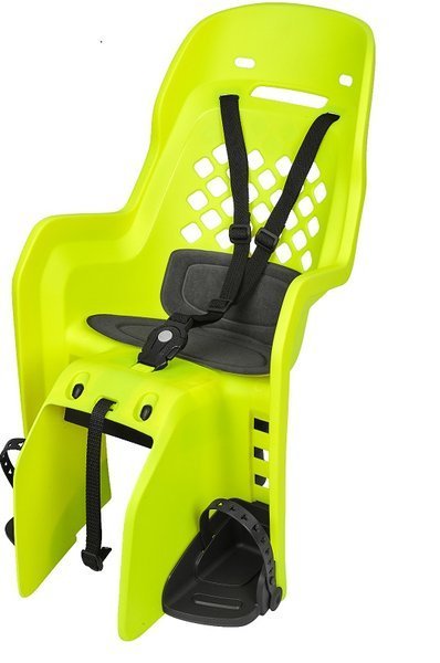 Polisport, Fotelik rowerowy, Joy CFS na bagażnik, żółto-ciemno szary