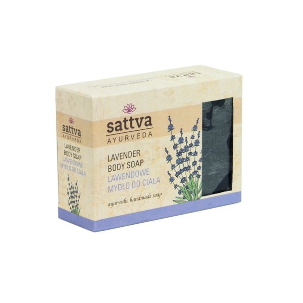 Indyjskie mydło glicerynowe Lawendowe 125g sattva