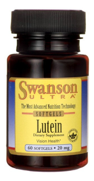 SWANSON Health Luteina estry Luteiny) Lutein 20mg 60 Kapsułek