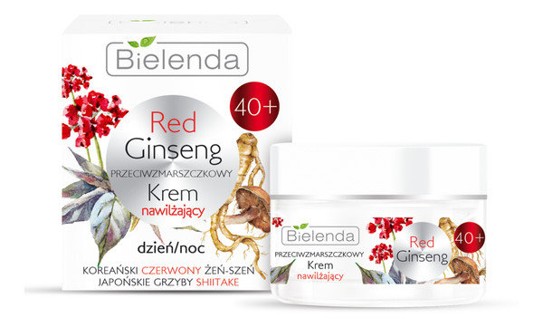 Bielenda RED GINSENG KREM NAWILŻAJĄCY 40+ DZIEŃ/NOC