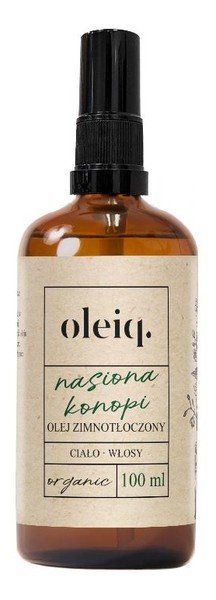 Sylveco OLEIQ Olej z konopi siewnych 100ml 5902249012163