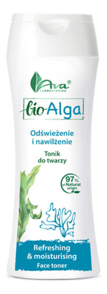 Ava Labolatorium BIO ALGA Tonik do twarzy odświeżenie i nawilżenie 200ml