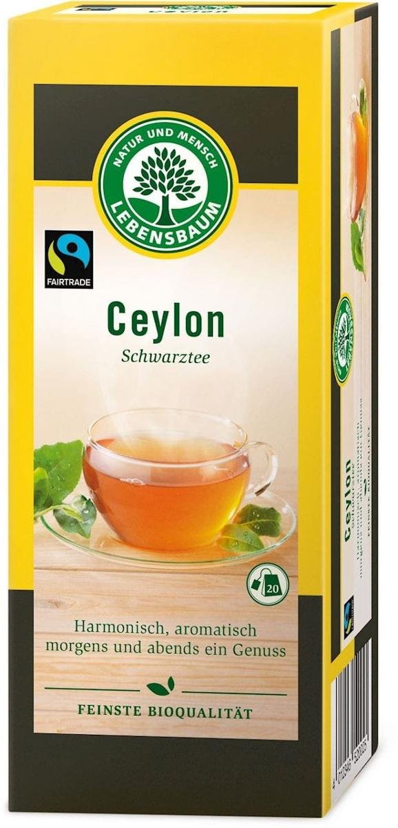 Lebensbaum HERBATA CZARNA CEYLON BIO 40G 4012346520025