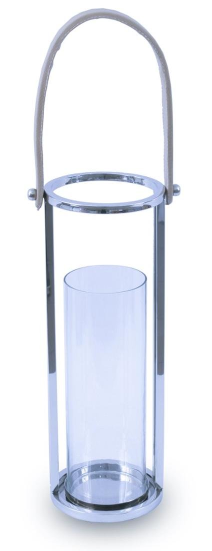 Lampion okrągły ze stali wys. 40 cm HH-17260