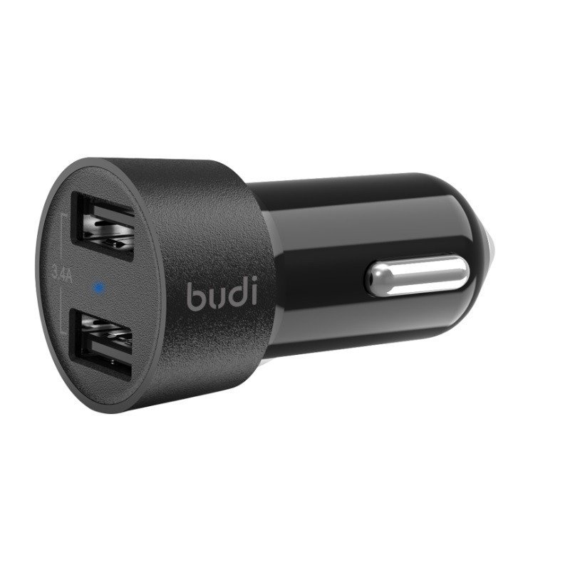 BUDI BUDI Ładowarka samochodowa 17W CZARNA BD622MINI