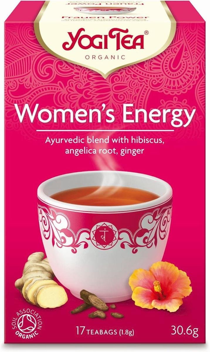 Yogi Tea HERBATKA DLA KOBIET - ENERGIA (WOMEN'S ENERGY) BIO (17 x 1,8 g) 30,6 g -