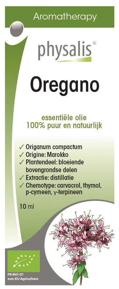 PHYSALIS (olejki eteryczne, soki) OLEJEK ETERYCZNY OREGANO (OREGANO) BIO 10 ml - PHYSALIS BP-5412360002603