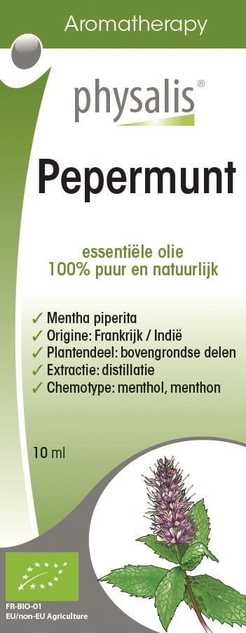 PHYSALIS (olejki eteryczne, soki) OLEJEK ETERYCZNY PEPERMUNT (MIĘTA PIEPRZOWA) BIO 10 ml - PHYSALIS BP-5412360002573