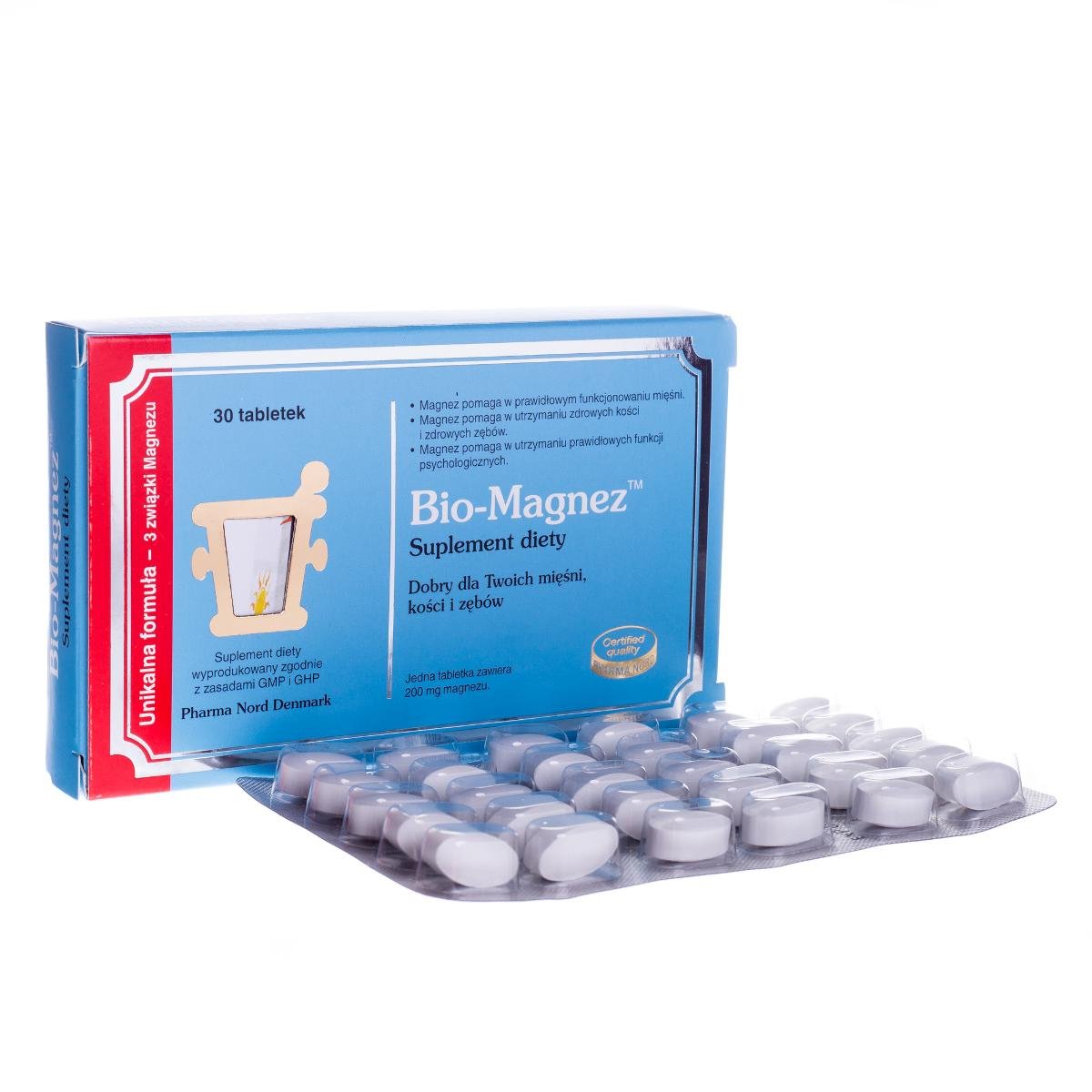 Pharma Nord Bio-Magnez - wspiera mięśnie i układ nerwowy - 30 tabl.