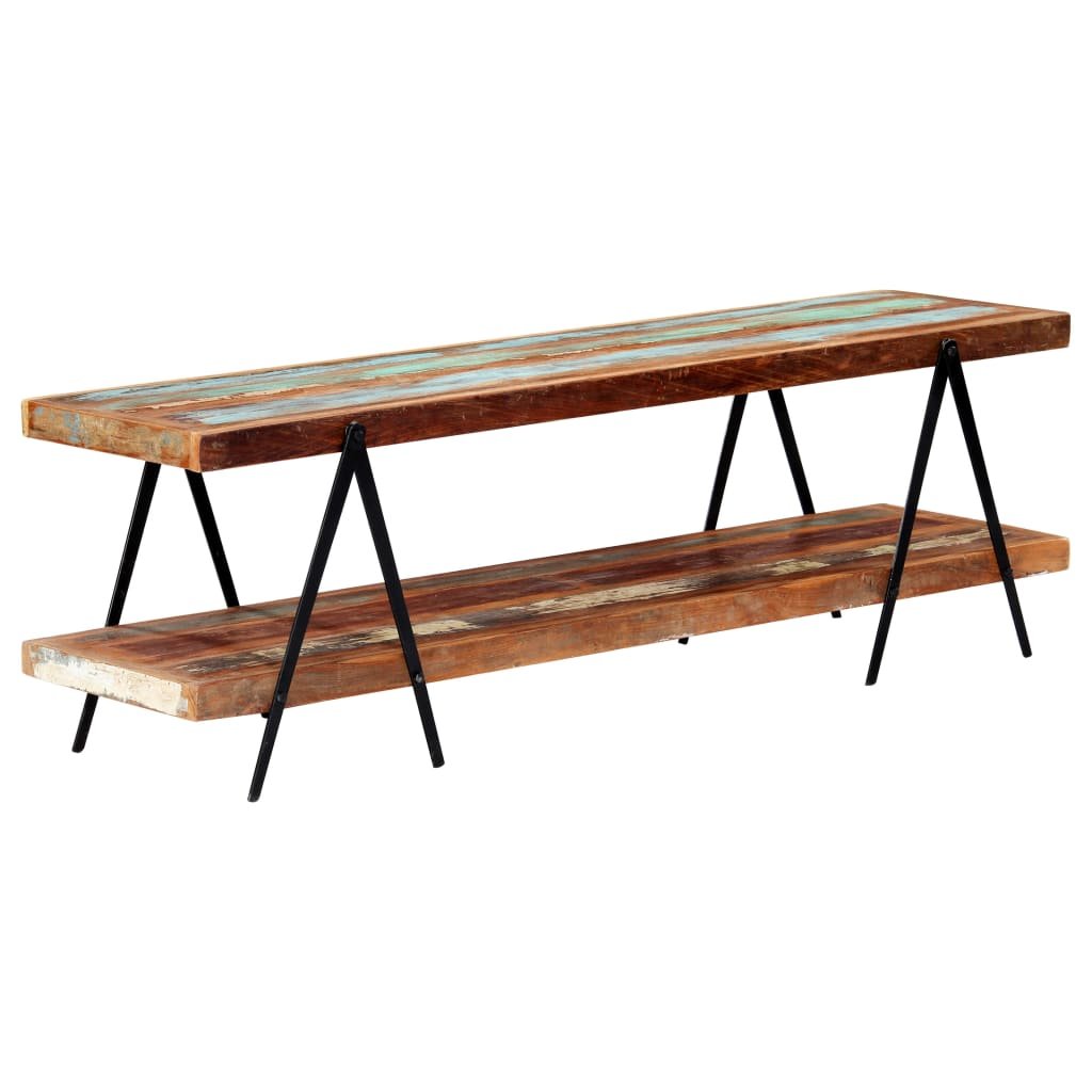 vidaXL Szafka pod TV, 160 x 40 x 50 cm, lite drewno z odzysku