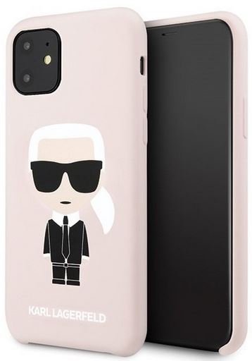 Karl Lagerfeld Fullbody Silicone Iconic Etui iPhone 11 Pink) 10_15124