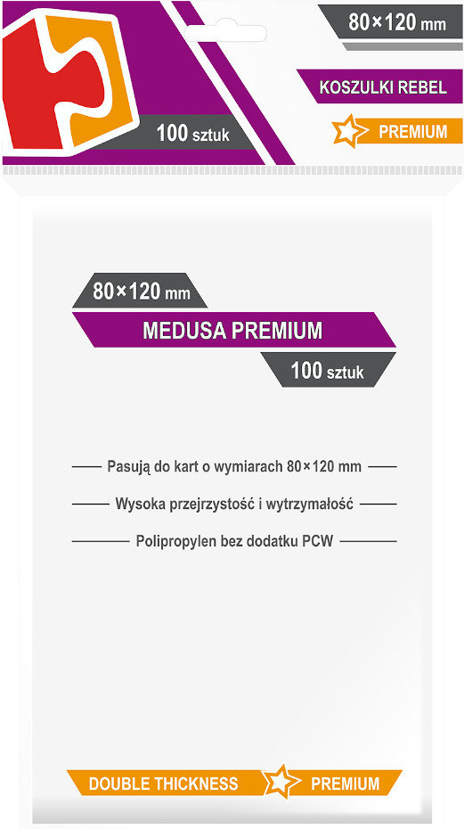 Rebel Koszulki Medusa Premium 80x120 (100szt) (232268)