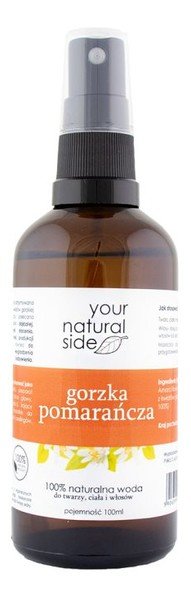 Your Natural Side Your Natural Side woda kwiatowa gorzka pomarańcza 100ml