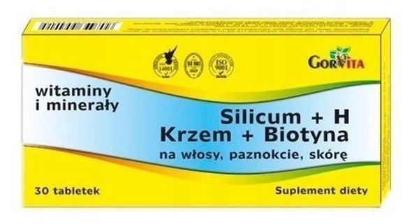 Gorvita Silicum + H Krzem 30 szt.