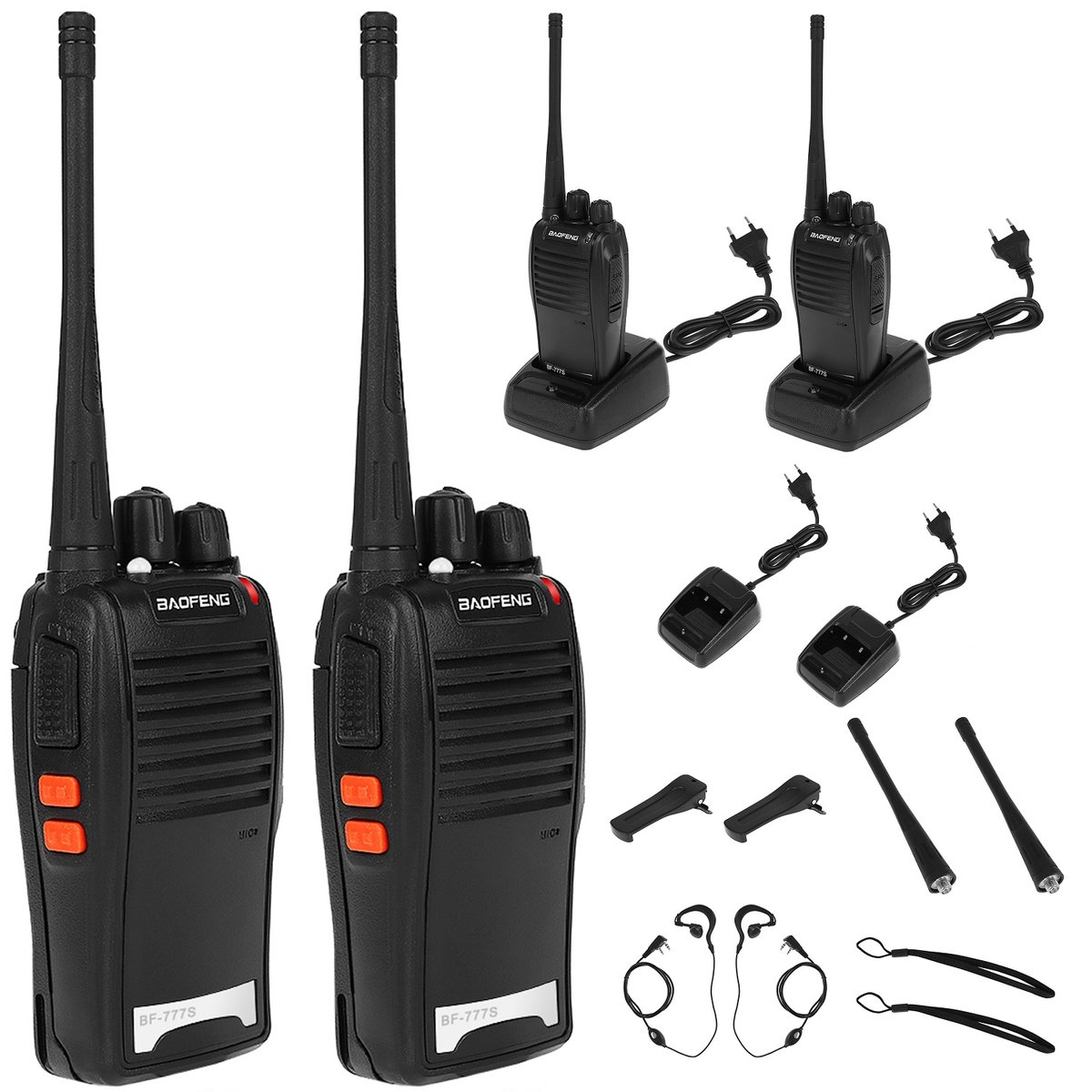 Baofeng 2x Krótkofalówki Walkie Talkie Pmr do 6 km