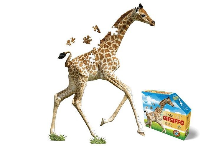 MADD CAPP Puzzle I AM LIL' - GIRAFFE - Żyrafa -plakat - MADD CAPP 5124002