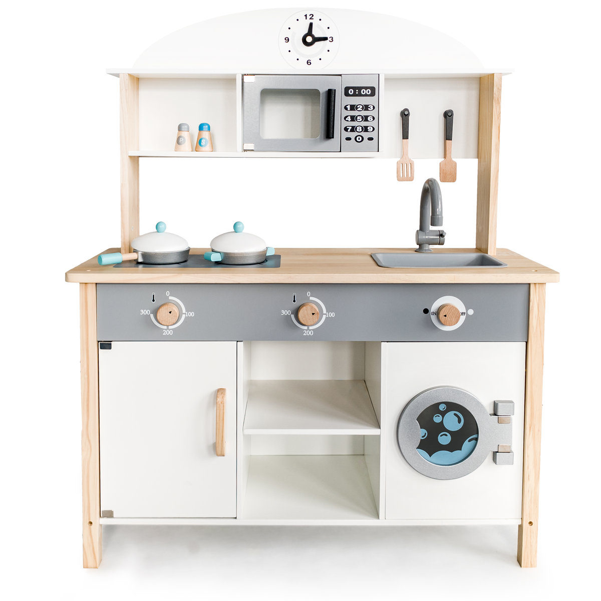 EcoToys Drewniana kuchnia XXL dla dzieci 1127