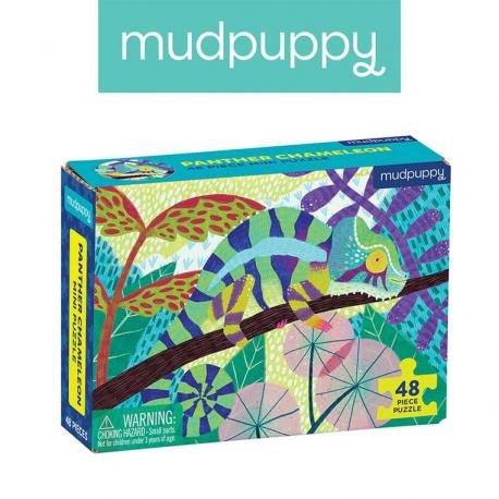 Mudpuppy Puzzle mini Kameleon lamparci 48 elementów 4+