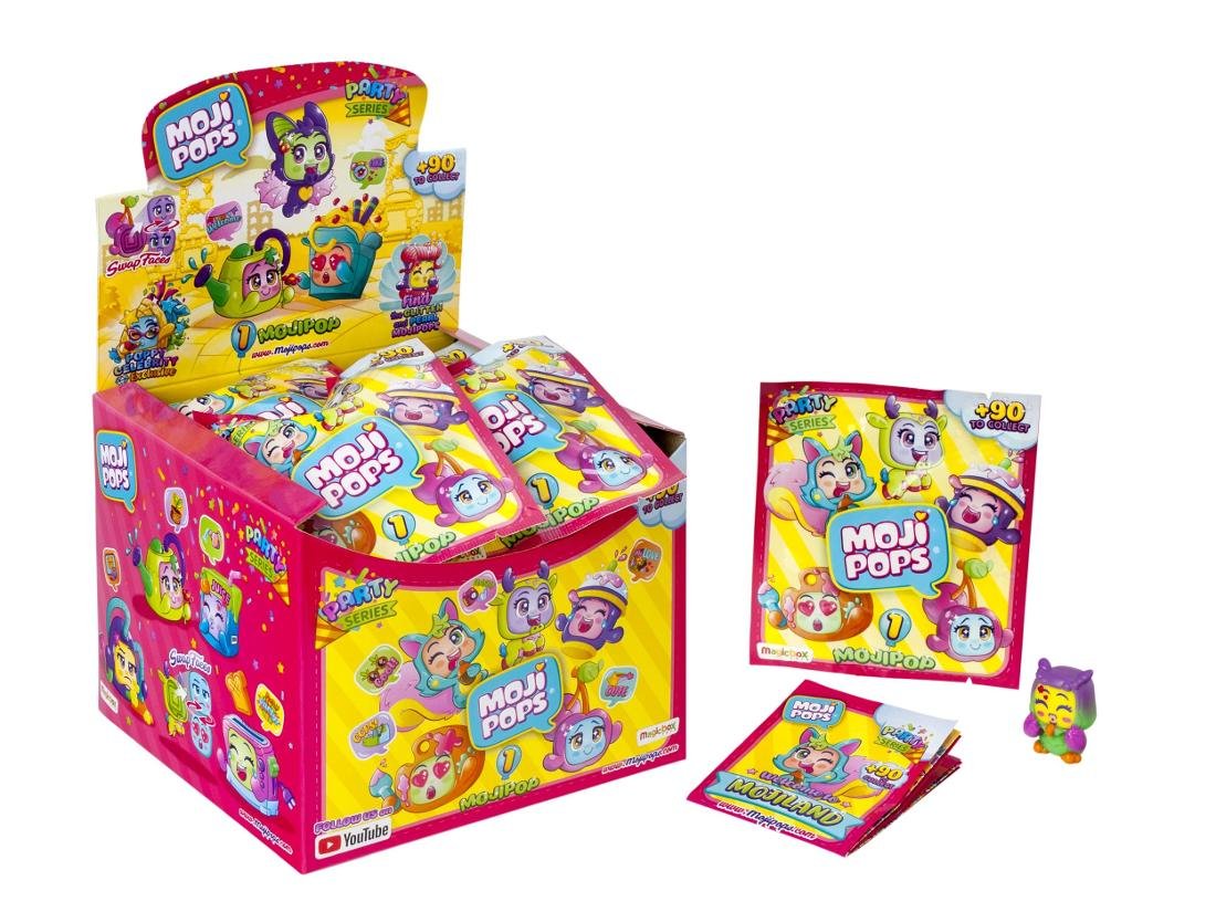 Moji Pops Party Saszetka z Figurka box 24 sztuki