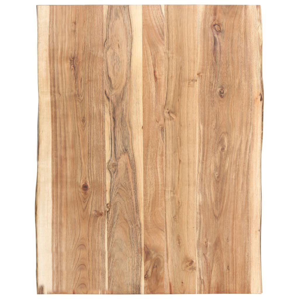 vidaXL Blat kuchenny, lite drewno akacjowe, 80 x 60 x 3,8 cm vidaXL