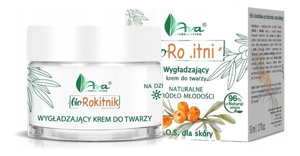 Ava Labolatorium Bio Rokitnik S.O.S Dla Skóry Krem Do Twarzy Wygładzający Na Dzień 50ml